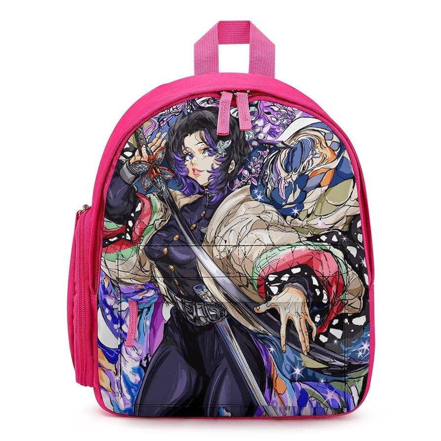 Amazon.co.jp: キッズバッグ 鬼滅の刃 虫柱 胡蝶 しのぶ 子供用